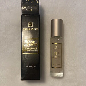 Mollie Jacob Rose Quartz Grapefruit Essential Oil with Healing Stones